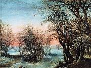 Denys Van Alsloot Winter Landscape oil painting on canvas